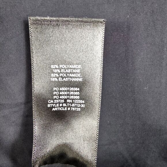 Aritzia Ten by Babaton V Neck Ruched Mini Dress in Black - Size M - Picture 9 of 9